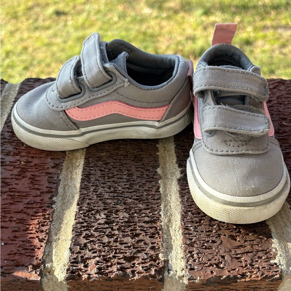 Vans Other - Gray and Pink Kids Vans